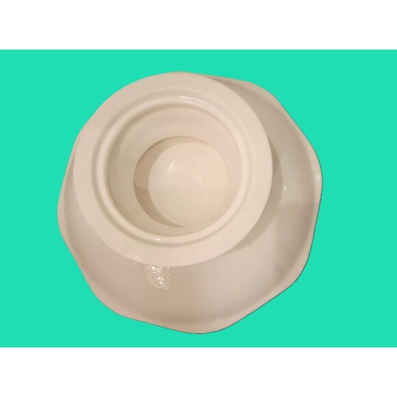 AUV2 Black & White French country Toile Centerpiece Pedestal Fruit Bowl - Picture 10 of 13